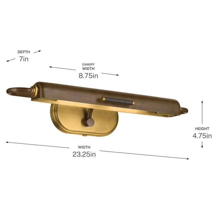 Kichler - 52818LBZ - LED Picture Light - Caillier - Lacquered Bronze