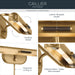 Kichler - 52818LBR - LED Picture Light - Caillier - Lacquered Brass