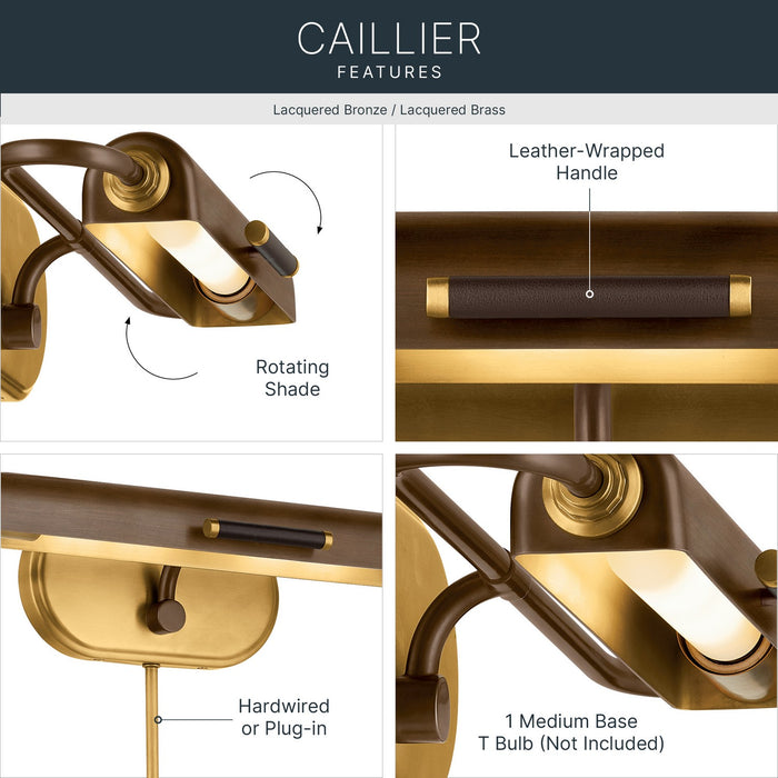 Kichler - 52819LBZ - LED Picture Light - Caillier - Lacquered Bronze