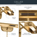 Kichler - 52819LBR - LED Picture Light - Caillier - Lacquered Brass