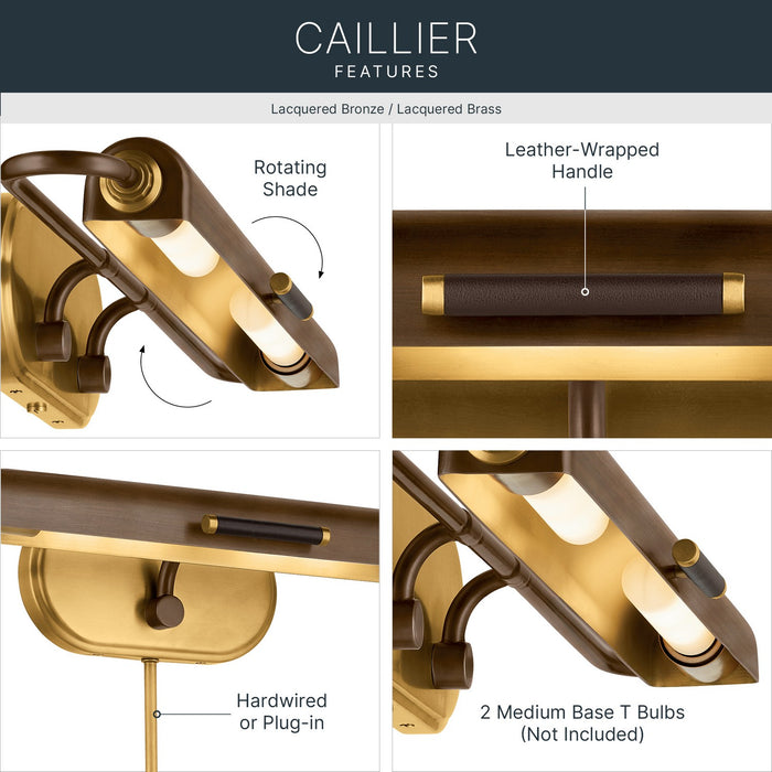Kichler - 52820LBZ - LED Picture Light - Caillier - Lacquered Bronze