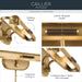 Kichler - 52820LBR - LED Picture Light - Caillier - Lacquered Brass