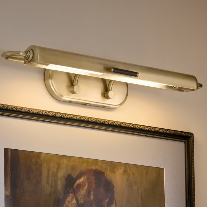 Kichler - 52820LBR - LED Picture Light - Caillier - Lacquered Brass