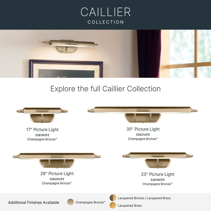 Kichler - 52821CPZ - LED Picture Light - Caillier - Champagne Bronze
