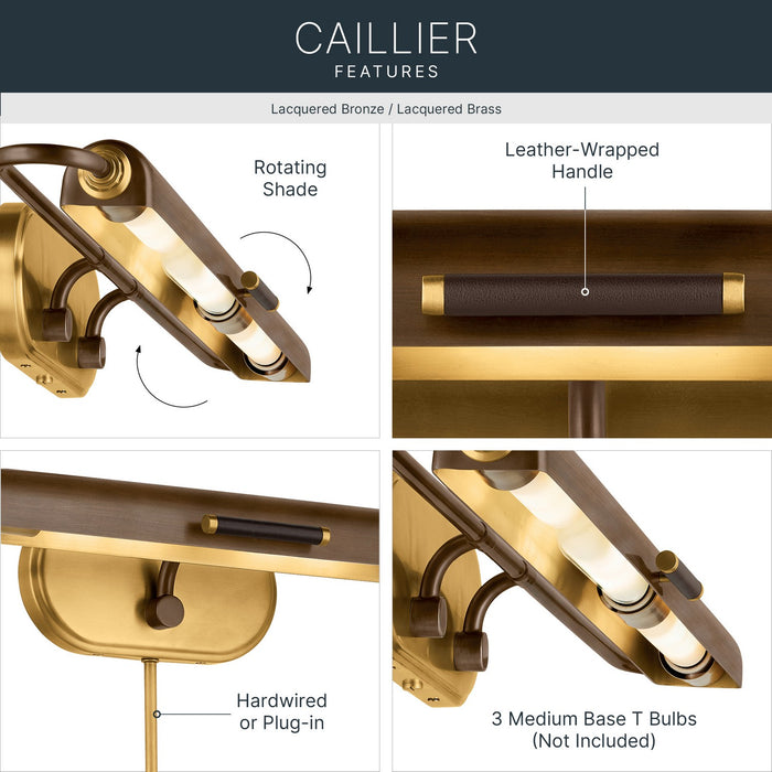 Kichler - 52821LBZ - LED Picture Light - Caillier - Lacquered Bronze