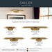 Kichler - 52821LBR - LED Picture Light - Caillier - Lacquered Brass