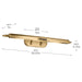 Kichler - 52821LBR - LED Picture Light - Caillier - Lacquered Brass
