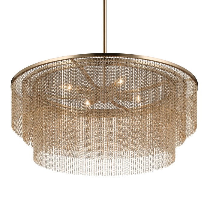 Kichler - 52823CPZ - Four Light Chandelier - Khaite - Champagne Bronze