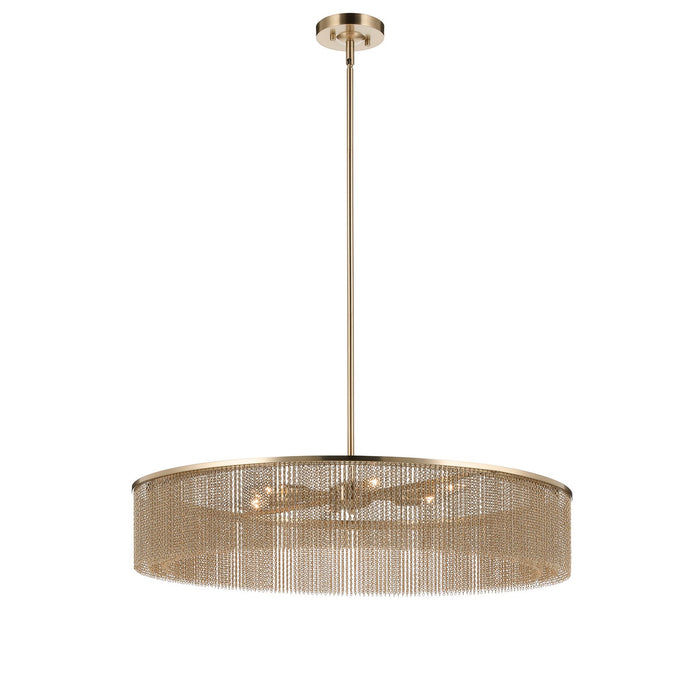 Kichler - 52824CPZ - Six Light Chandelier - Khaite - Champagne Bronze