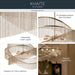 Kichler - 52824CPZ - Six Light Chandelier - Khaite - Champagne Bronze