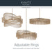 Kichler - 52824CPZ - Six Light Chandelier - Khaite - Champagne Bronze