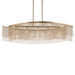 Kichler - 52825CPZ - Five Light Linear Chandelier - Khaite - Champagne Bronze