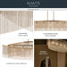 Kichler - 52825CPZ - Five Light Linear Chandelier - Khaite - Champagne Bronze
