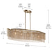 Kichler - 52825CPZ - Five Light Linear Chandelier - Khaite - Champagne Bronze