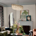 Kichler - 52825CPZ - Five Light Linear Chandelier - Khaite - Champagne Bronze