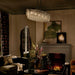 Kichler - 52825CPZ - Five Light Linear Chandelier - Khaite - Champagne Bronze
