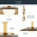 Kichler - 52835LBZ - LED Pendant - Kurio - Lacquered Bronze