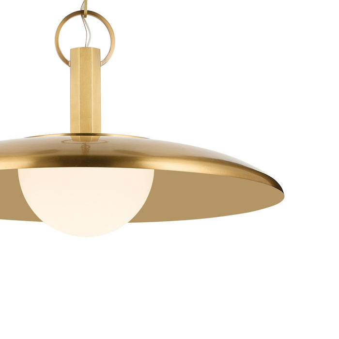 Kichler - 52835LBR - LED Pendant - Kurio - Lacquered Brass