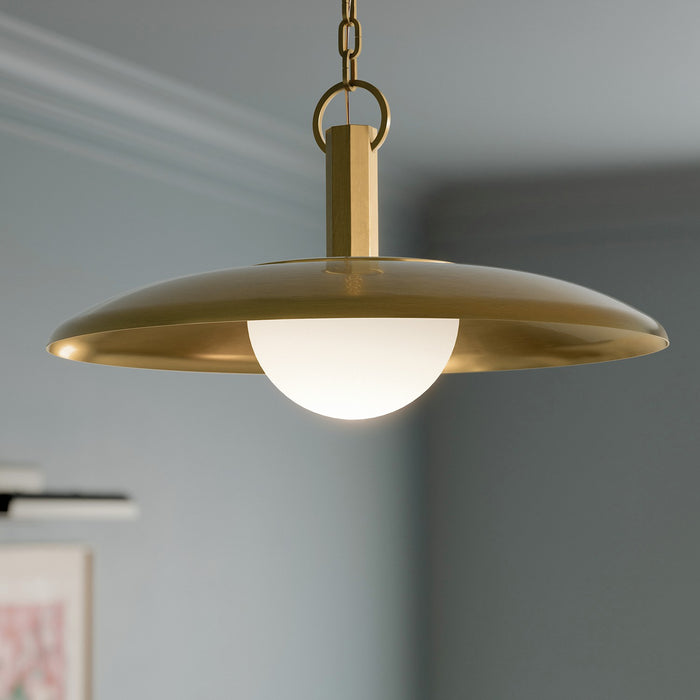 Kichler - 52835LBR - LED Pendant - Kurio - Lacquered Brass