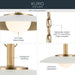 Kichler - 52834WH - LED Pendant - Kurio - White