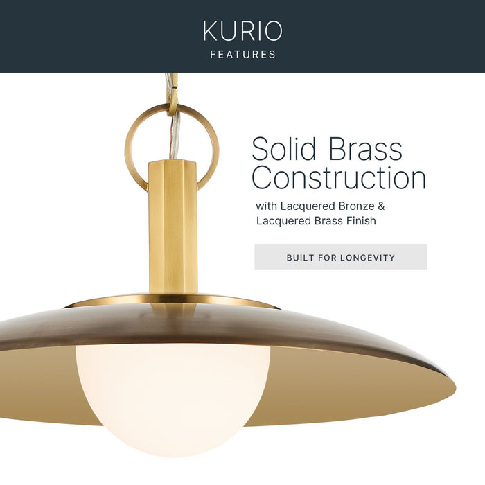 Kichler - 52834LBZ - LED Pendant - Kurio - Lacquered Bronze