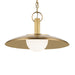 Kichler - 52834LBR - LED Pendant - Kurio - Lacquered Brass