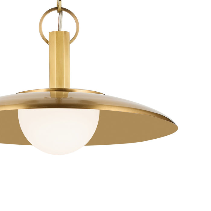 Kichler - 52834LBR - LED Pendant - Kurio - Lacquered Brass