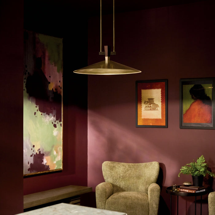 Kichler - 52833LBRLED - LED Pendant - Tenon - Lacquered Brass