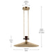 Kichler - 52833CPZLED - LED Pendant - Tenon - Champagne Bronze
