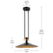 Kichler - 52832BKLED - LED Pendant - Tenon - Black