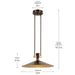 Kichler - 52832LBZLED - LED Pendant - Tenon - Lacquered Bronze