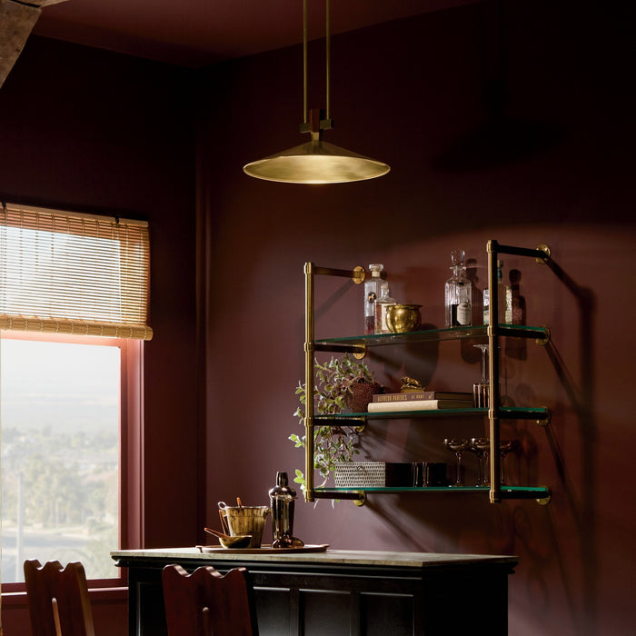 Kichler - 52832LBRLED - LED Pendant - Tenon - Lacquered Brass