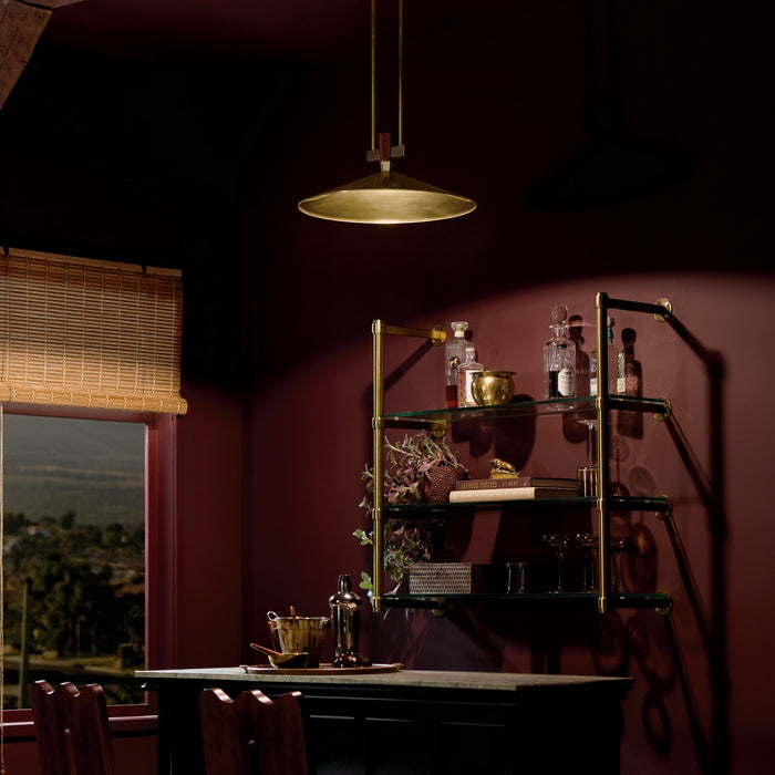 Kichler - 52832LBRLED - LED Pendant - Tenon - Lacquered Brass