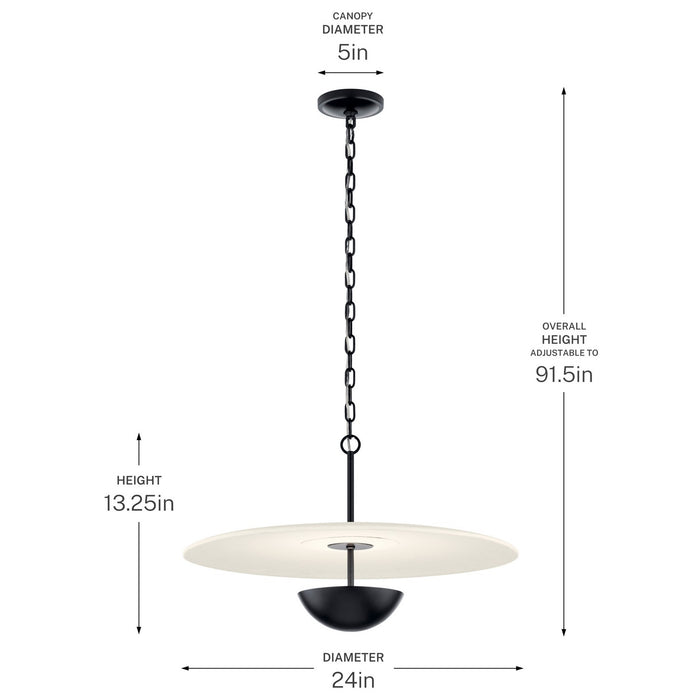 Kichler - 52829BKLED - LED Pendant - Mikale - Black