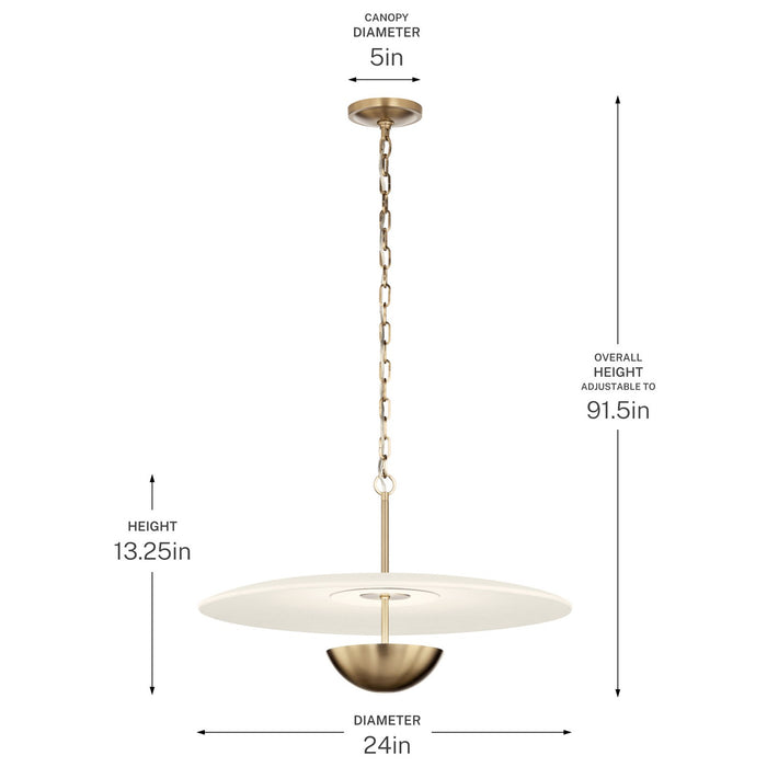 Kichler - 52829CPZLED - LED Pendant - Mikale - Champagne Bronze