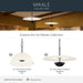Kichler - 52828BKLED - LED Pendant - Mikale - Black