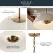 Kichler - 52828CPZLED - LED Pendant - Mikale - Champagne Bronze