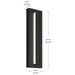 Kichler - 59169BKLED - LED Outdoor Wall Mount - Arik - Black