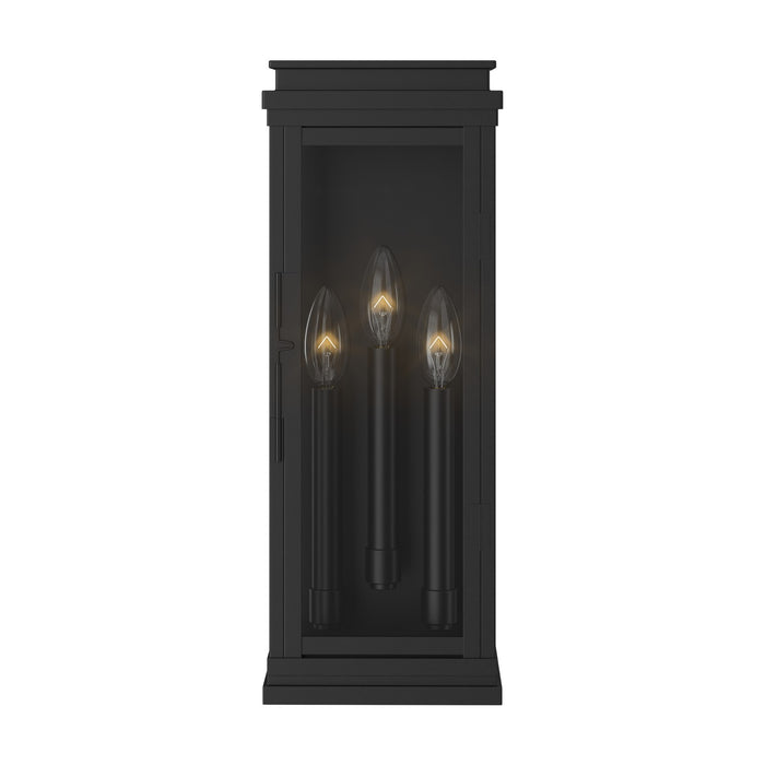 Kichler - 59163BK - Three Light Outdoor Wall Mount - Lundon - Black