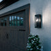 Kichler - 59163BK - Three Light Outdoor Wall Mount - Lundon - Black