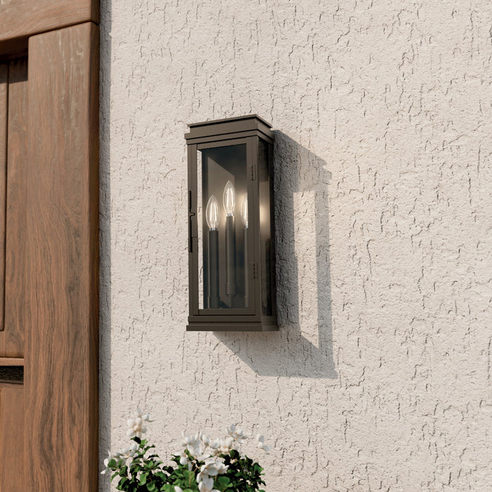 Kichler - 59163OZ - Three Light Outdoor Wall Mount - Lundon - Olde Bronze