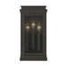 Kichler - 59162OZ - Three Light Outdoor Wall Mount - Lundon - Olde Bronze