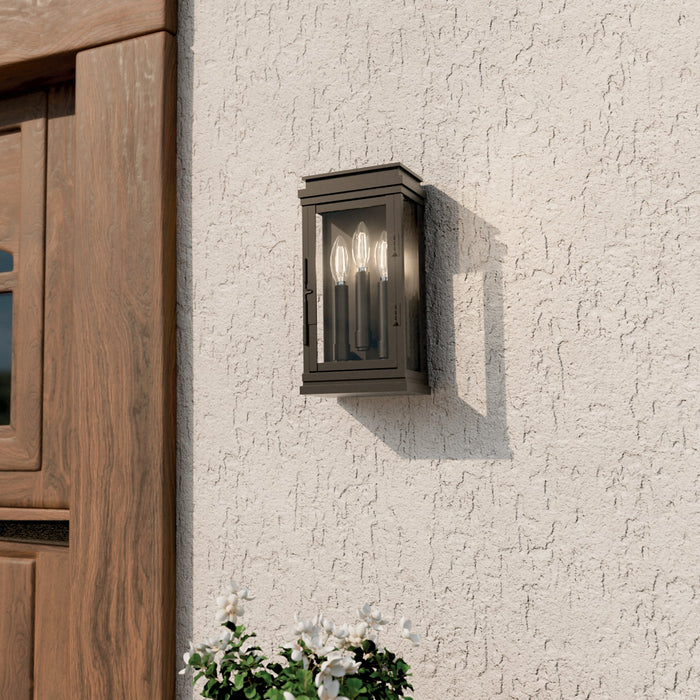 Kichler - 59162OZ - Three Light Outdoor Wall Mount - Lundon - Olde Bronze