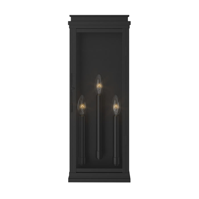 Kichler - 59164BK - Three Light Outdoor Wall Mount - Lundon - Black