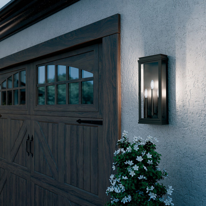 Kichler - 59164OZ - Three Light Outdoor Wall Mount - Lundon - Olde Bronze