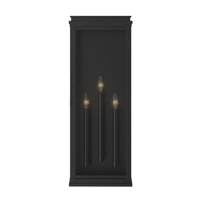 Kichler - 59165BK - Three Light Outdoor Wall Mount - Lundon - Black