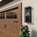 Kichler - 59165BK - Three Light Outdoor Wall Mount - Lundon - Black