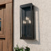 Kichler - 59165BK - Three Light Outdoor Wall Mount - Lundon - Black