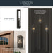 Kichler - 59165OZ - Three Light Outdoor Wall Mount - Lundon - Olde Bronze