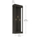 Kichler - 59165OZ - Three Light Outdoor Wall Mount - Lundon - Olde Bronze